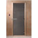 Стеклянная дверь для бани графит 1900х700 (DoorWood) в Ижевске