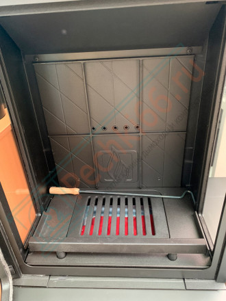 Чугунная печь-камин Eco Minimal 35 (Plamen)