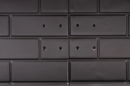 Каминная топка Дельта 800 PВ три стекла принтинг подовое горение черный шамот (Экокамин)