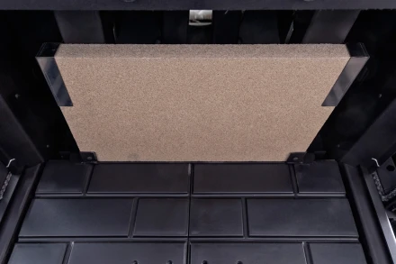 Каминная топка Дельта 800 PВ три стекла принтинг подовое горение черный шамот (Экокамин)