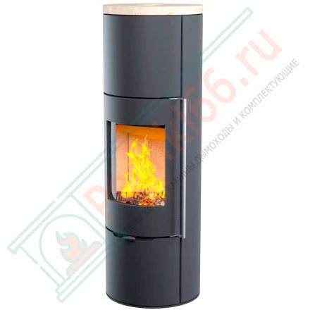 Печь камин R1 высотой 1500 мм на дровнике (Астов)