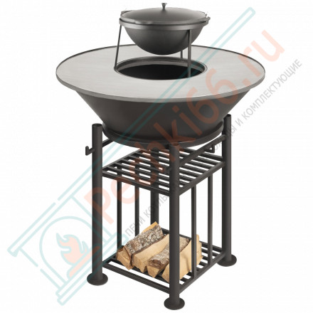 Fantastic Grill Везувий Ø 700 (чаша+подставка+плита+решетка+крышка)