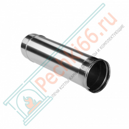 Труба прямая L=500 без изол (НЕРЖ-321/0,5) d-180 (Дымок-Lux)