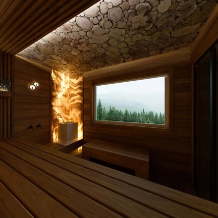 Электрическая печь для бани и сауны Sangens W40G White