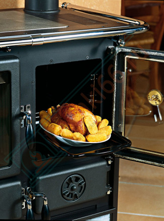 Печь с варочной поверхностью Rosetta, цвет бордовый (La Nordica)