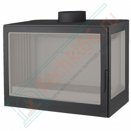 Чугунная топка LCI 007 GFL Flat top, стекло слева (Liseo Castiron) 14 кВт