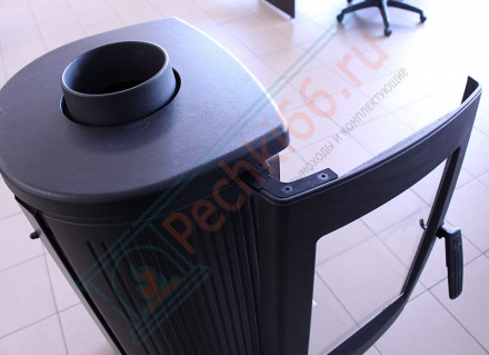 Чугунная печь-камин Gala черная (Plamen)