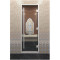 Стеклянная дверь DoorWood «Хамам Престиж прозрачное» 210х80 см