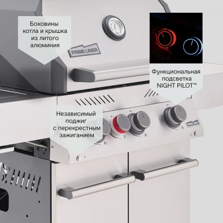 Газовый гриль Primeliner S Class 4B DELUXE