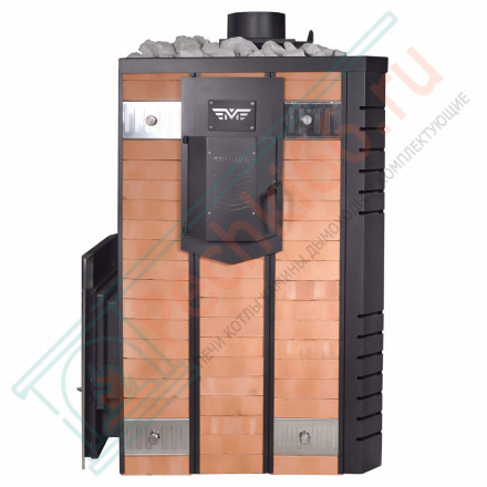 Печь для Русской бани МП-16 с парогенератором, в кирпичной облицовке (Тройка) до 16м3