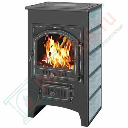 Печь-камин ПК-02-205, с плитой, талькохлорит (Везувий)