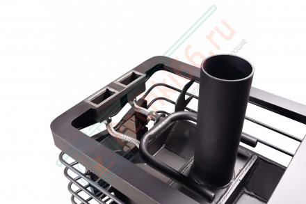 Печь для бани № 07МСП с парогенератором и с сеткой для камней