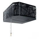 Обливное устройство КАСКАД 20/2026 в кожухе сетке, модерн черный (Изистим)