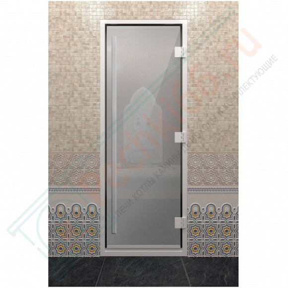 Стеклянная дверь DoorWood «Хамам Престиж Сатин» 2100х700 мм в Ижевске