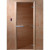 Дверь стеклянная для бани, бронза прозрачная, 2100х700 (DoorWood)