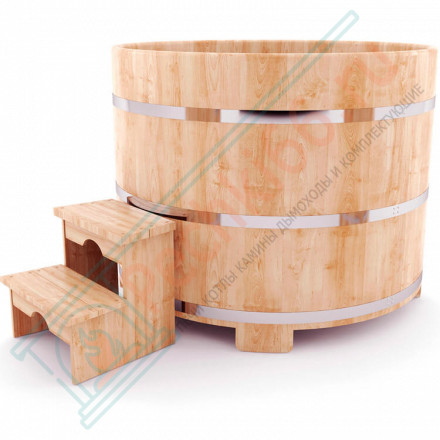 Купель кедровая круглая 200х200х120 (НКЗ)