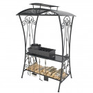 Мангал Люкс 1 с печкой под казан и крышей (Везувий) Мангал Люкс 1 с печкой под казан и крышей (Везувий)