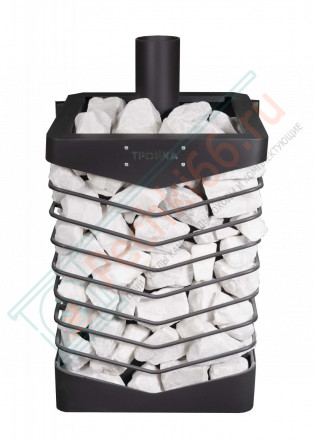 Печь для бани № 07МС с сеткой для камней (Тройка)