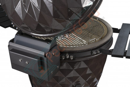 Керамический гриль Diamond Egg XL серый