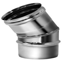 Отвод одностенный 30° (AISI-321/0,8мм) d-104 (Вулкан)