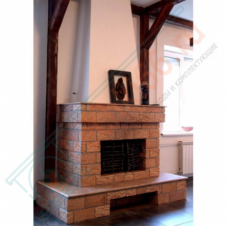 Плитка прямая Старый Замок Мини (0.88 м2 в коробке) (Терракот)