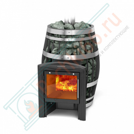 Печь для бани Саяны XXL 2015 Inox Витра ЗК (T.M.F) до 24 м3