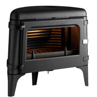 Печь-камин LUNA антрацит (INVICTA)