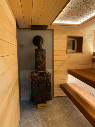 Печь для бани Black Stove Verona 18, З/К под ключ (монтаж 09.2024)