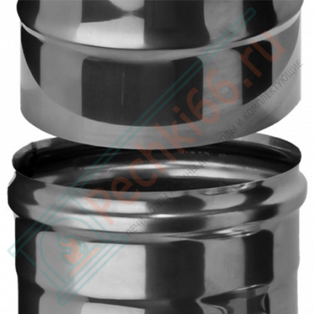 Сэндвич труба для дымохода L=500 (AISI-316L/0,8-AISI-304/0,5) d-250/350 (Craft-HF-50B)