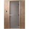 Дверь стеклянная для бани, сатин матовый, 2100х800 (DoorWood)