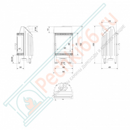 Стальная топка Blanka/P/BS (Kratki)