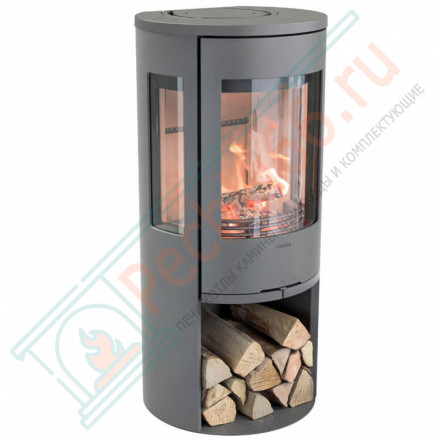 Печь-камин 556:1 Style, верх чугун, цвет серый (Contura)