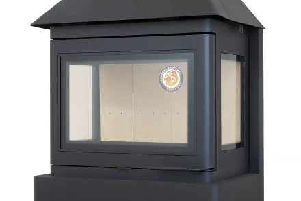 Камин Прага 3 (три) стекла (ЭкоКамин)