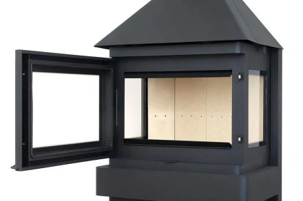 Камин Прага 3 (три) стекла (ЭкоКамин)