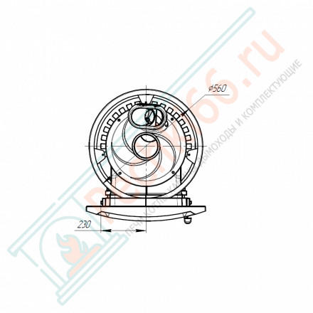 Печь для бани Атмосфера L+ КТТ, усиленная каменка, сетка нержавейка (ProMetall)