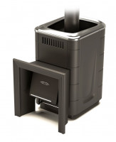 Печь для бани газодровяная Оранж Блю Carbon антрацит (T.M.F) до 18 м3