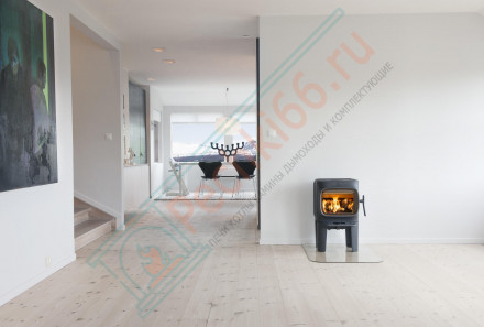 Чугунная печь-камин F 105 R LL BP, стеатит (Jotul)
