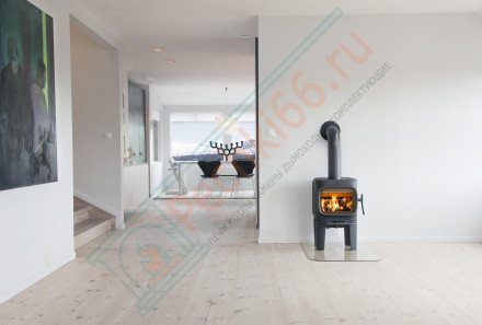 Чугунная печь-камин F 105 R LL BP, стеатит (Jotul)