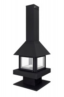 Камин Эклипс островной 4D (ЭкоКамин)