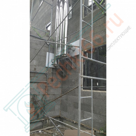 Монтаж дымохода Вулкан