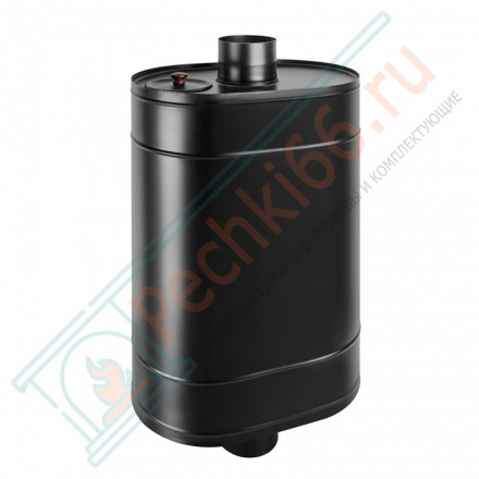 Бак на трубе Black овальный (НЕРЖ-439/0,8мм) 80 л, d-115 (Россия)