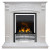 Электрический каминокомплект Sorrento - Белый дуб с очагом Flagstaff