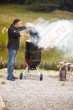 Угольная гриль коптильня Smoker F50 (ROSLE)