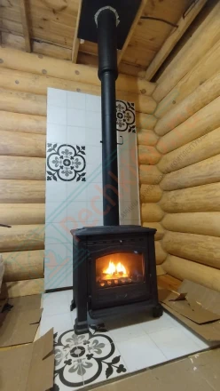 Печь-камин Plamen Tena N под ключ (монтаж 02.2023)