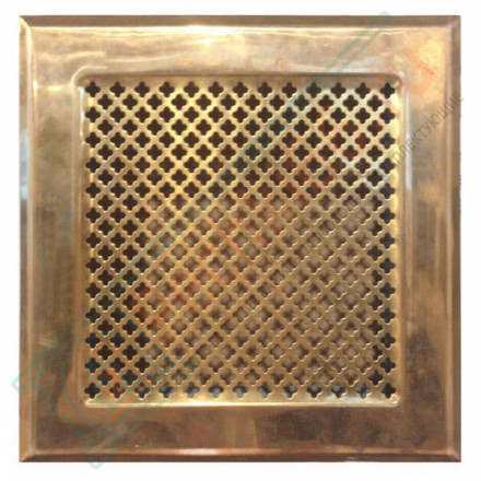 Каминная решетка 170х170, латунь (Megaprom)