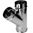 Тройник одностенный 45° (AISI-321/0,5мм) d-150 (Вулкан) Тройник одностенный 45° (AISI-321/0,5мм) d-150 (Вулкан)