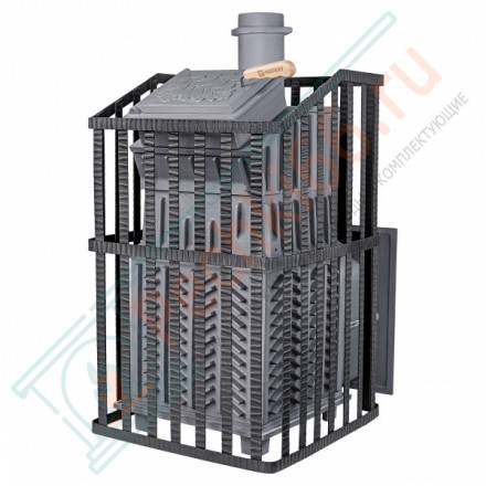 Чугунная печь для бани Гром Ураган 50 (П) (ТехноЛит)