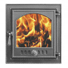 Дверца каминная чугунная 210, антрацит (Везувий)