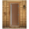 Дверь для бани и сауны Престиж бронза матовая, 200х80 по коробке (DoorWood)