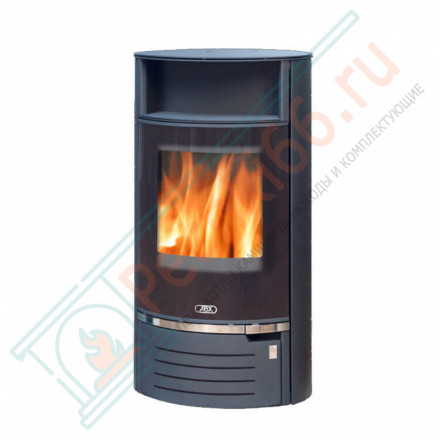 Печь-камин Atlantik 7, цвет - черный (ABX)